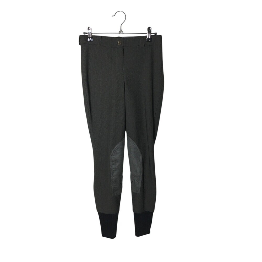 Tuff Rider Pants Women's Size 26 Dark Gray Equestrian Riding Pull On